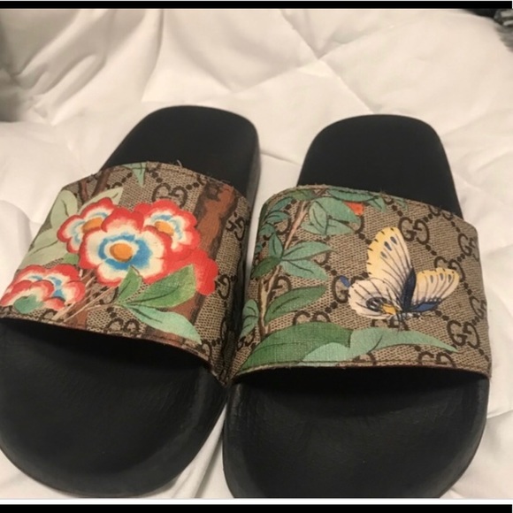butterfly gucci slides